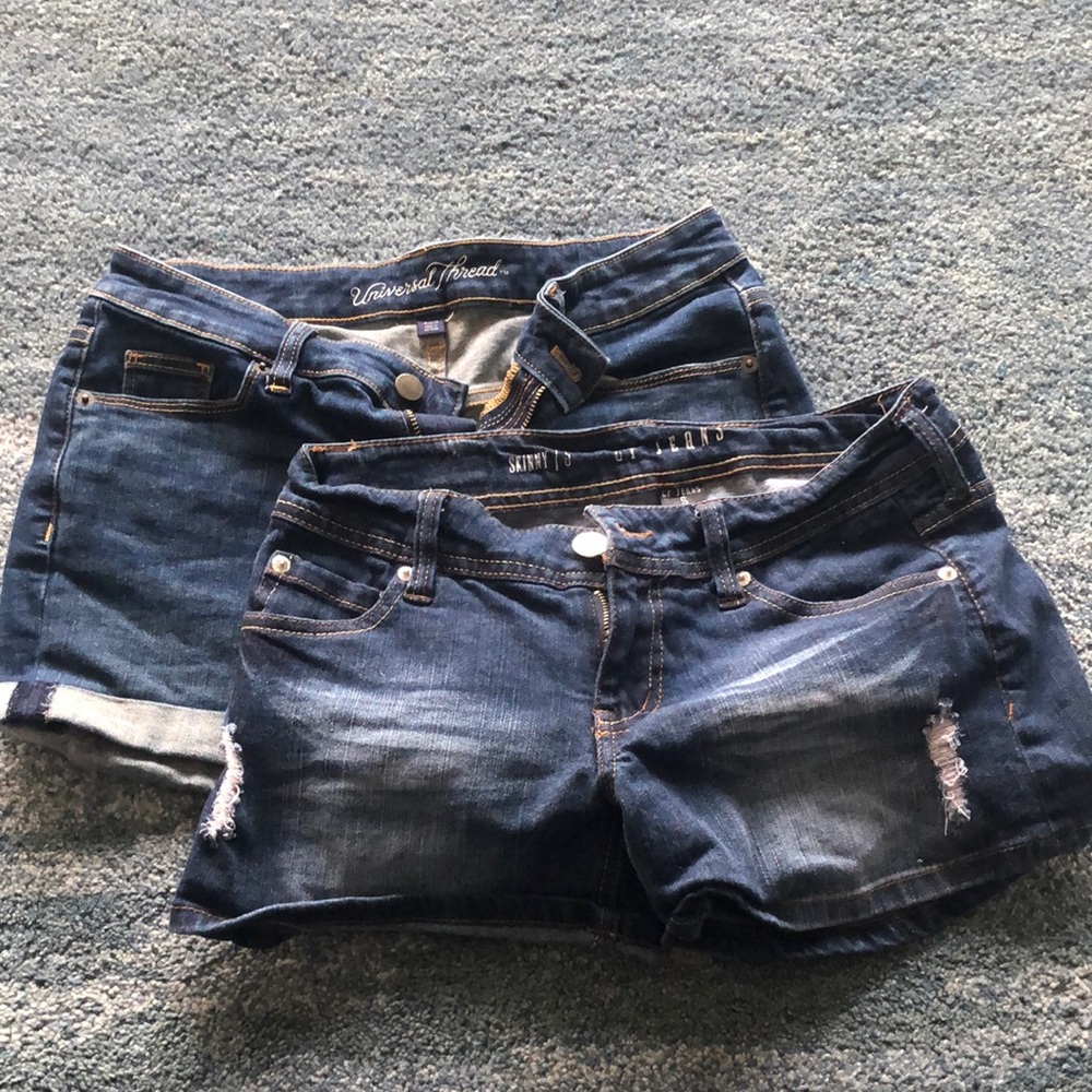 2 pair Jean shirts